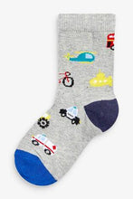 Load image into Gallery viewer, Multi 7 Pack Cotton Rich Transport Socks - Allsport
