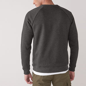 Charcoal Grey Crew Sweatshirt - Allsport