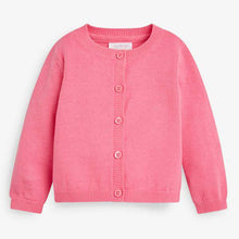 Load image into Gallery viewer, Bright Pink Cardigan (0mths-9 mths) - Allsport
