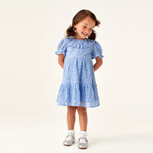 Load image into Gallery viewer, Pale Blue Lace Party Dress (3mths-6yrs)
