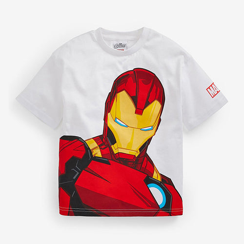 Iron Man Marvel Avengers T-Shirt (3-12yrs) - Allsport