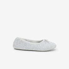 Load image into Gallery viewer, Grey Animal Ballet Slippers - Allsport
