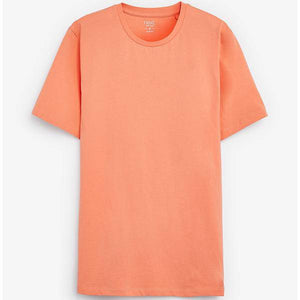 Orange Slim Fit Crew Neck T-Shirt - Allsport