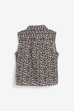 Load image into Gallery viewer, Leopard Tie Front Blouse (3-12yrs) - Allsport
