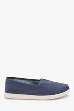 Load image into Gallery viewer, Navy Espadrilles - Allsport
