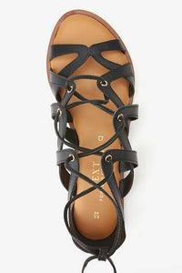 Black Forever Comfort® Gladiator Sandals - Allsport