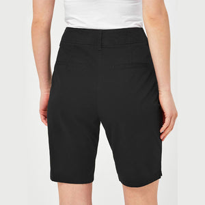 Black Chino Knee Shorts - Allsport