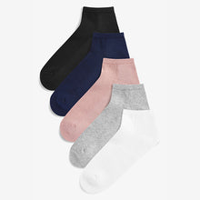 Load image into Gallery viewer, Multi Cushion Sole Trainer Socks  5 Pack - Allsport
