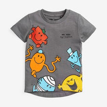 Load image into Gallery viewer, Grey Mr Men Licence T-Shirt (6mths-5yrs) - Allsport

