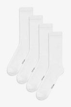 Load image into Gallery viewer, White Sports Socks Four Pack - Allsport
