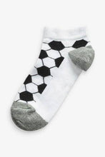 Load image into Gallery viewer, Multi 7 Pack Cotton Rich Football Trainer Socks - Allsport
