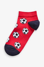Load image into Gallery viewer, Multi 7 Pack Cotton Rich Football Trainer Socks - Allsport
