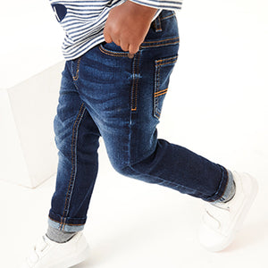Indigo Blue Five Pocket Jeans With Stretch (3mths-6yrs) - Allsport