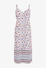 Load image into Gallery viewer, Ecru Border Print Midi Slip Dress - Allsport
