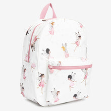 Load image into Gallery viewer, White/Pink Backpack
