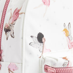 White/Pink Backpack