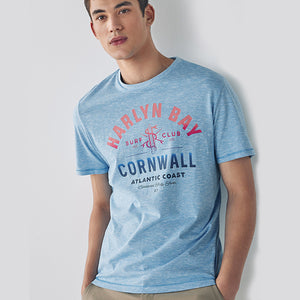 Blue Harlyn Bay Graphic T-Shirt - Allsport