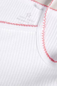 White Vests Three Pack  (up to 18 months) - Allsport