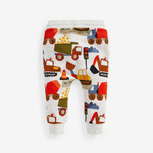 Load image into Gallery viewer, Ecru White Digger Print Joggers (3mths-5yrs) - Allsport
