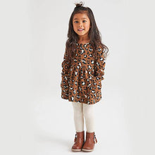 Load image into Gallery viewer, Animal Print Button Through Dress (3mths-6yrs) - Allsport
