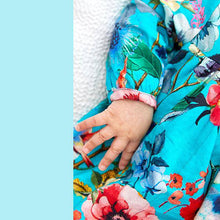 Load image into Gallery viewer, Teal Floral Woven Dress (0mths-18mths) - Allsport
