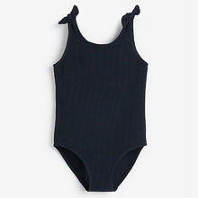 Load image into Gallery viewer, Black Textured Swimsuit (3-12yrs)
