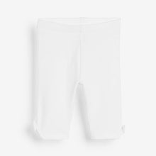 Load image into Gallery viewer, White Cropped Leggings (3mths-6yrs) - Allsport
