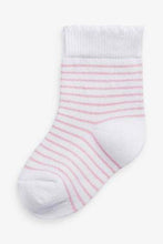 Load image into Gallery viewer, Pink 4 Pack Stripe/Spot Sock (up to 2yrs) - Allsport

