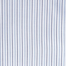 Load image into Gallery viewer, Blue/White Stripe Regular Fit Single Cuff Easy Iron Button Down Oxford Shirt - Allsport
