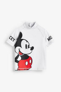 Red Mickey Mouse™ Rash Vest And Shorts Set - Allsport