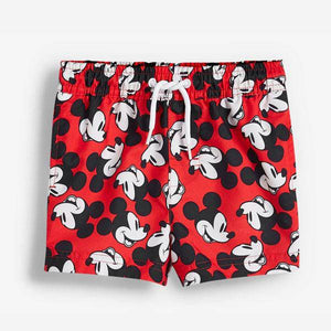 Red Mickey Mouse™ Rash Vest And Shorts Set (3mths-5yrs) - Allsport