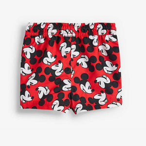 Red Mickey Mouse™ Rash Vest And Shorts Set (3mths-5yrs) - Allsport
