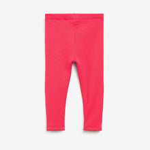 Load image into Gallery viewer, Bright Pink Stars Cosy Leggings (3mths-6yrs)
