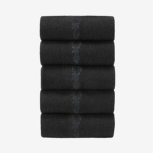 Black Stag Embroidered Stag Socks (Men) - Allsport