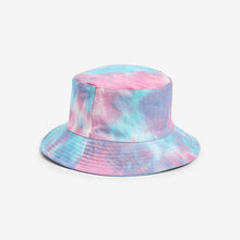 Load image into Gallery viewer, Multi Tie Dye Bucket Hat (3-13yrs) - Allsport
