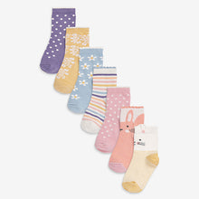 Load image into Gallery viewer, Multi 5 Pack Pretty Character Ankle Socks (Kids) - Allsport
