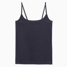 Load image into Gallery viewer, Navy Thin Strap Vest
