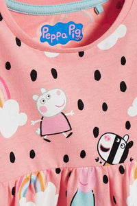 Peppa Pig™ Licence Printed Jersey Dress - Allsport