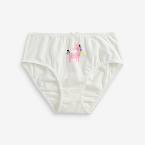 Pink/Blue Unicorn 7 Pack Briefs (1.5-12yrs) - Allsport