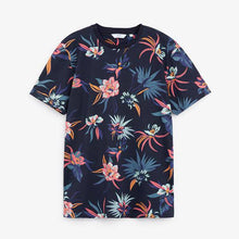 Load image into Gallery viewer, Blue Floral T-Shirt - Allsport
