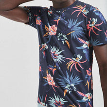Load image into Gallery viewer, Blue Floral T-Shirt - Allsport
