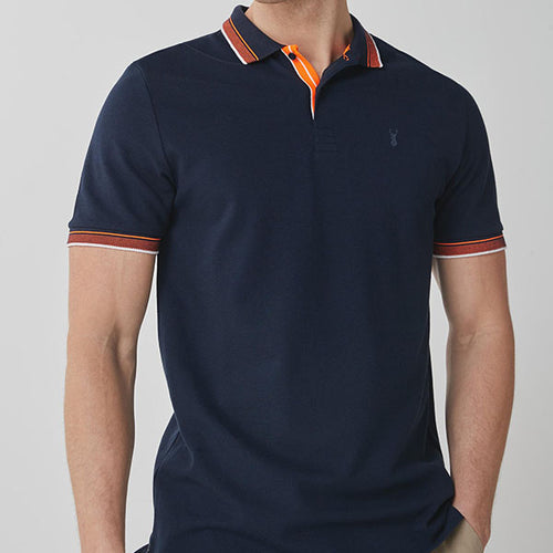 NAVY ORANGE FLURO - Allsport