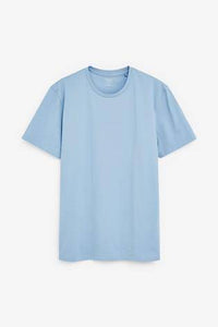 Cornflower (Light Blue) Crew Neck Regular Fit T-Shirt - Allsport