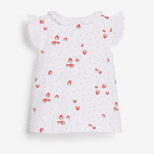 Load image into Gallery viewer, Red/White/Navy 3 Pack Strawberry Tops (0mths-6mths) - Allsport
