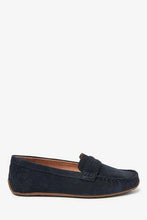 Load image into Gallery viewer, Navy Suede Leather Forever™ Driver Shoes - Allsport
