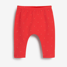 Load image into Gallery viewer, Red/Navy/White 3 Pack Strawberry Leggings (0mths-6mths) - Allsport
