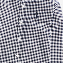 Load image into Gallery viewer, Navy Gingham Oxford Shirt (3-12yrs) - Allsport
