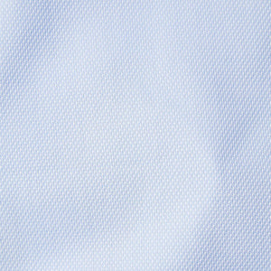 Blue Floral Slim Fit Single Cuff  Contrast Trim Shirt - Allsport