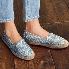 Load image into Gallery viewer, Morris &amp; Co Blue Forever Comfort® Slip-On Espadrille Shoes - Allsport
