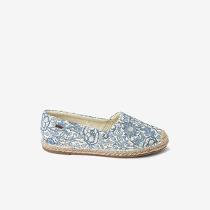 Morris & Co Blue Forever Comfort® Slip-On Espadrille Shoes - Allsport